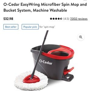 Ocedar mop and bucket